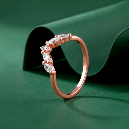 Kriti Sanon Rose Gold Vanki Shine Ring (Size 12)