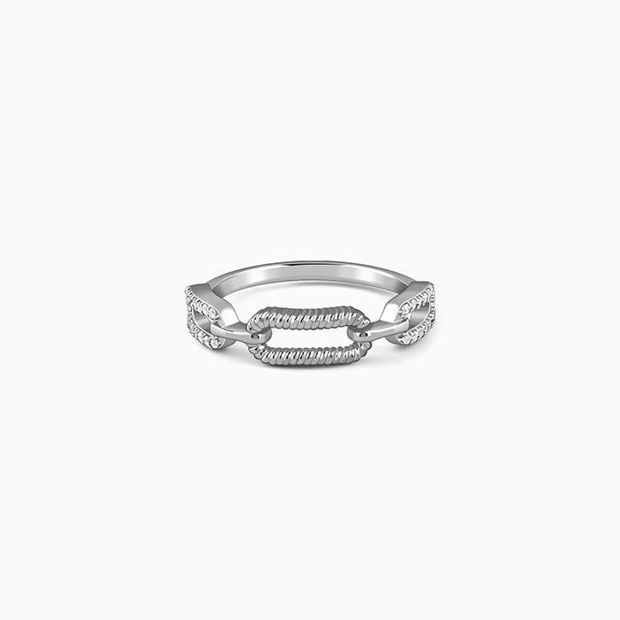 Silver Toggle Ring