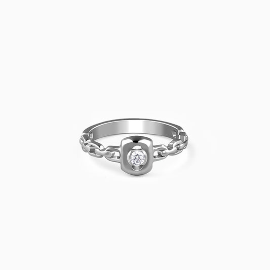 Silver Ridgeline Ring For Him