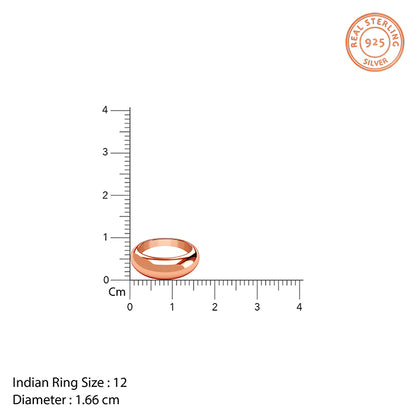 Rose Gold Polished Ring