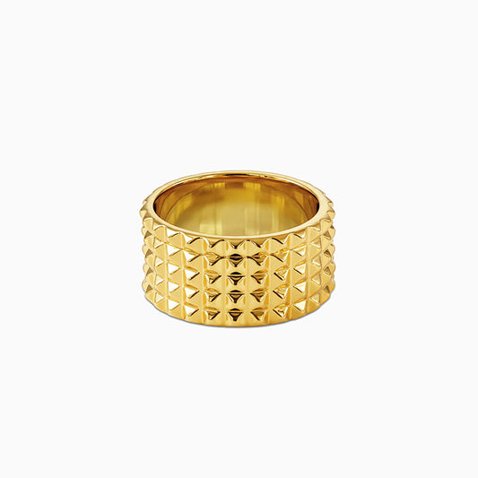 Golden Understated Icon Ring