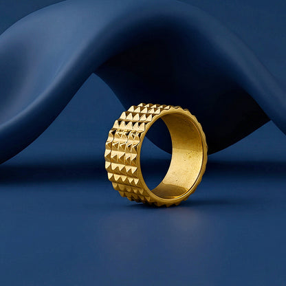 Golden Understated Icon Ring