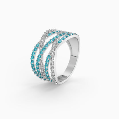 Silver Leucothea Ring (Size 12)