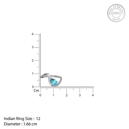 Silver Elara Maia Ring (Size 12)