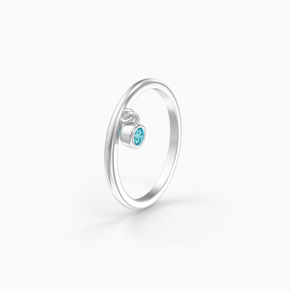 Silver Tethys Ring (Size 12)