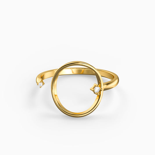Golden Halo Frame Ring 