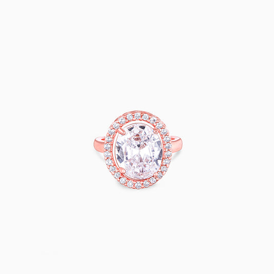 Rose Gold Solitaire Ring