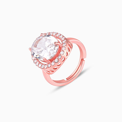 Rose Gold Solitaire Ring