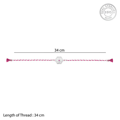 Silver Sibling Bond Rakhi