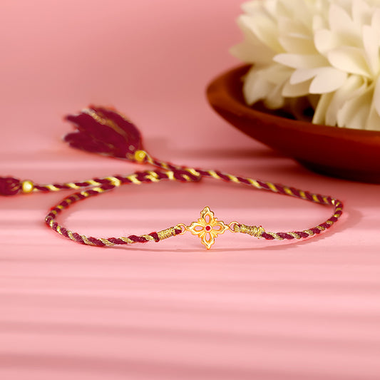 Golden Dua Rakhi