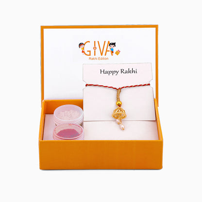 Golden Made With Love Lumba Rakhi