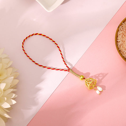 Golden Made With Love Lumba Rakhi