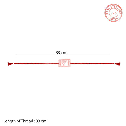 Rose Gold Spiritual Om Rakhi