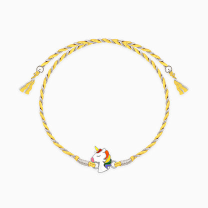 Silver Unicorn Rakhi for Kids