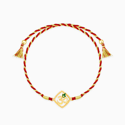 Golden Omkara Rakhi