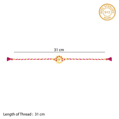 Golden Peacock Heritage Rakhi