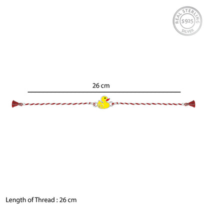 Silver Quack-tacular Rakhi for Kids