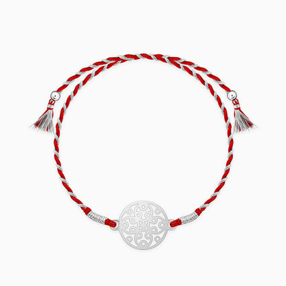 Silver Filigree Rakhi