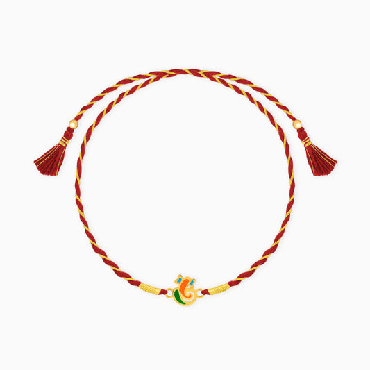 Golden Sukhkarta Grace Rakhi