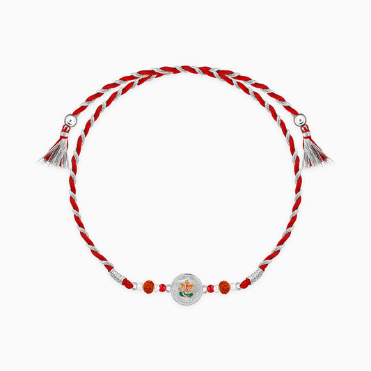 Silver Lord Ganapathi Rakhi