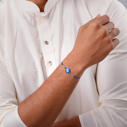 Silver Nazariya Rakhi