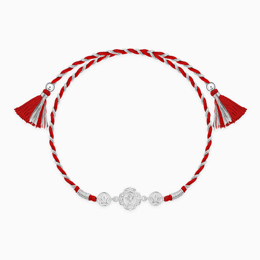 Silver Padma Vinayak Rakhi