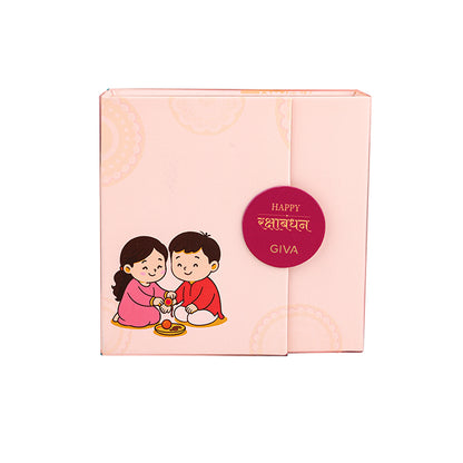 Golden Floret Mandala Lumba Rakhi