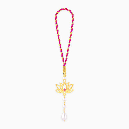 Golden Kamal Vibes Lumba Rakhi
