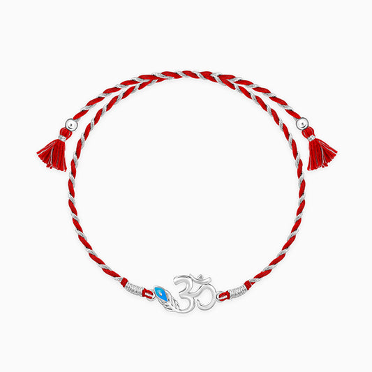 Silver Shubh Om Rakhi