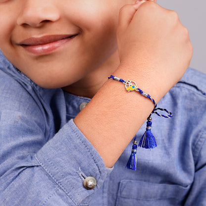 Silver Little Bro Kids Rakhi