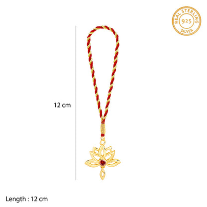 Golden Padma Lumba Rakhi