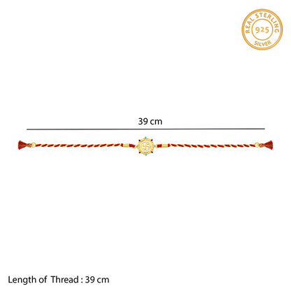 Golden Swastika Mandala Rakhi