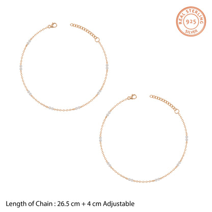 Rose Gold Arlette Anklet