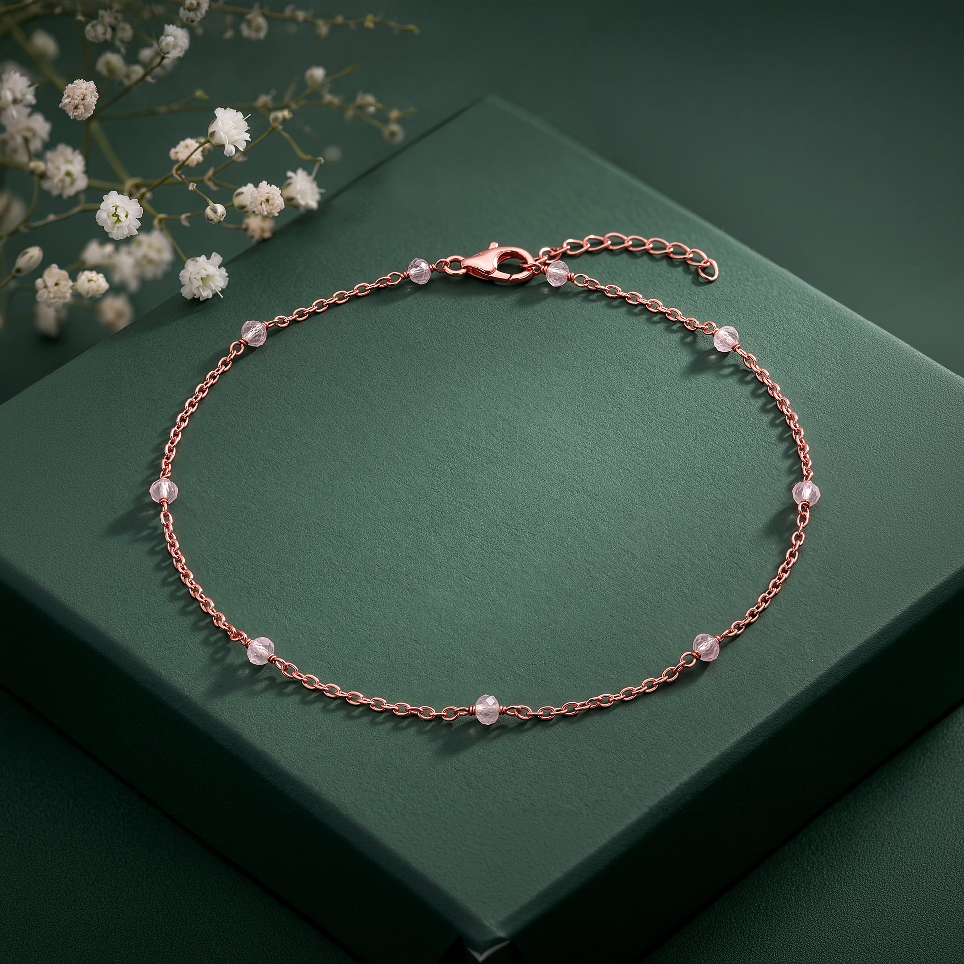 Rose Gold Arlette Anklet