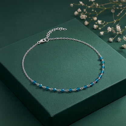 Silver Aquelle Anklet