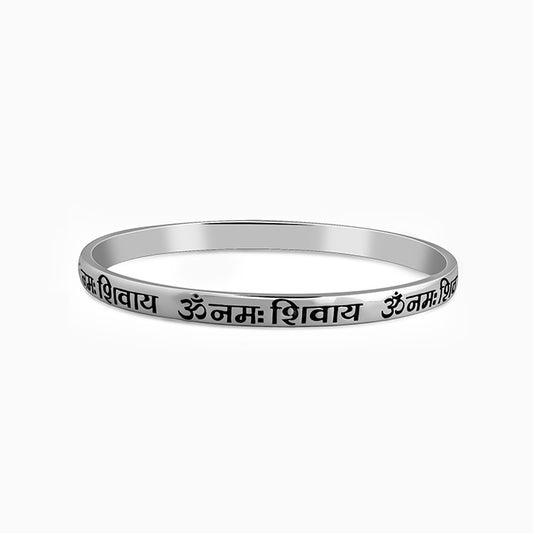 Oxidised Silver Harvik Kada For Him