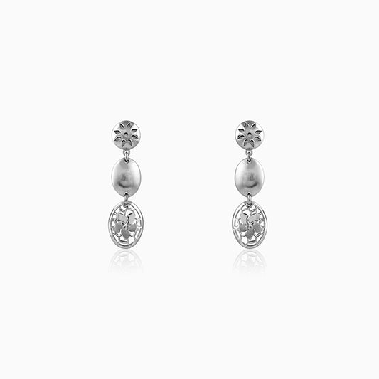 Silver Serena Drop Earrings