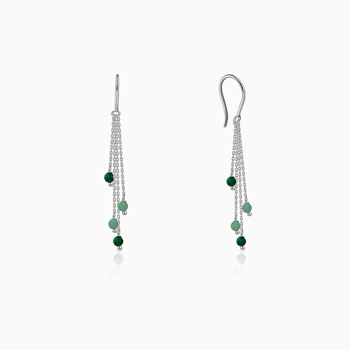 Silver Meridian Dangler Earrings