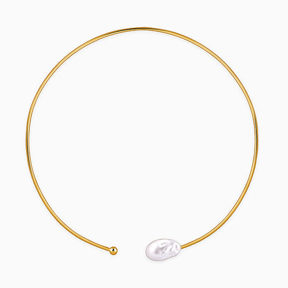 Golden Judy Pearl Necklace