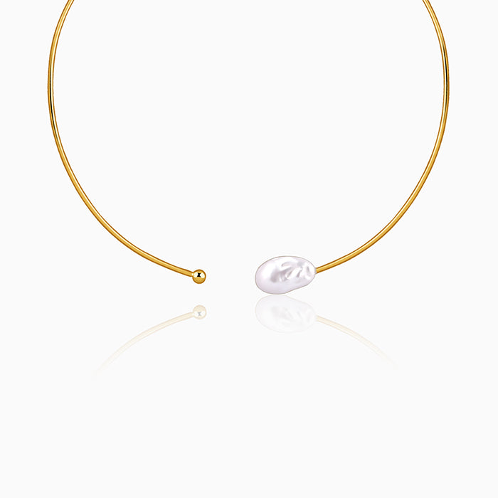 Golden Judy Pearl Necklace