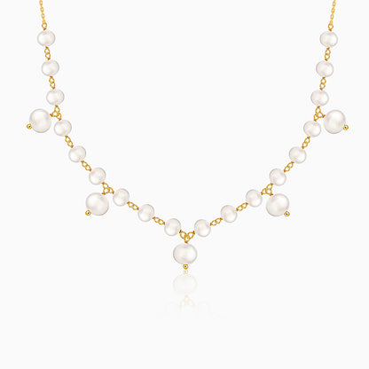 Golden Jamie Pearl Necklace