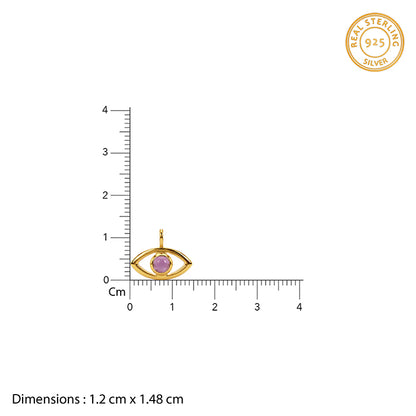 Golden Bigg Boss Eye Pendant With Link Chain