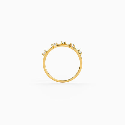 Golden Ivy Lattice Ring (Size 11)