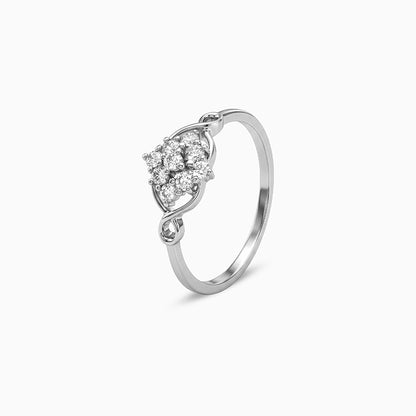 Silver Shiny Crown Ring (Size 12)