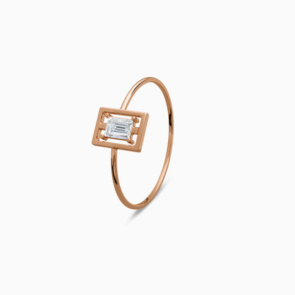 Rose Gold Blush Regent Ring (Size 12)