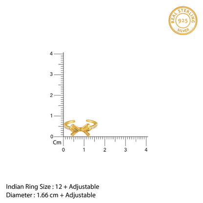 Golden Bowline Ring