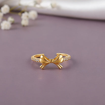 Golden Bowline Ring