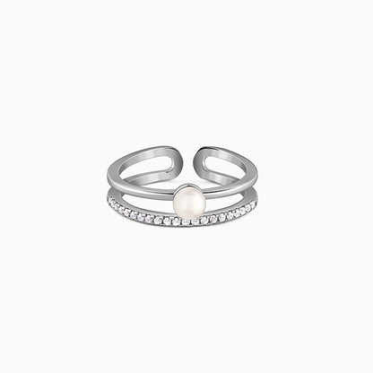 Silver Kate Pearl Ring