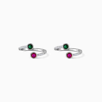 Silver Dhanya Toe Rings
