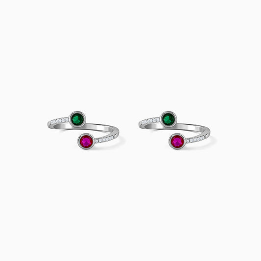Silver Dhanya Toe Rings